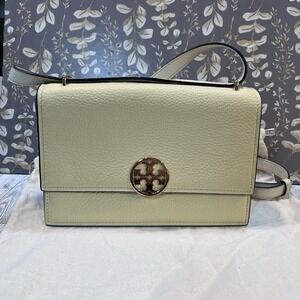 Tory Burch Women's Miller Colorblock Shoulder Bag Light Honey Limited Edition